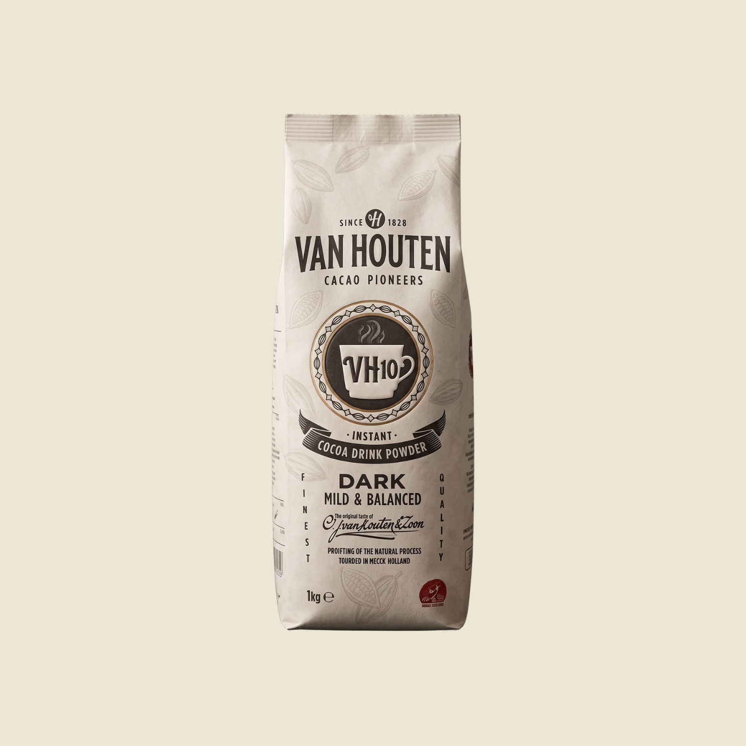 Van Houten instant Cacao Dark VH10 1kg