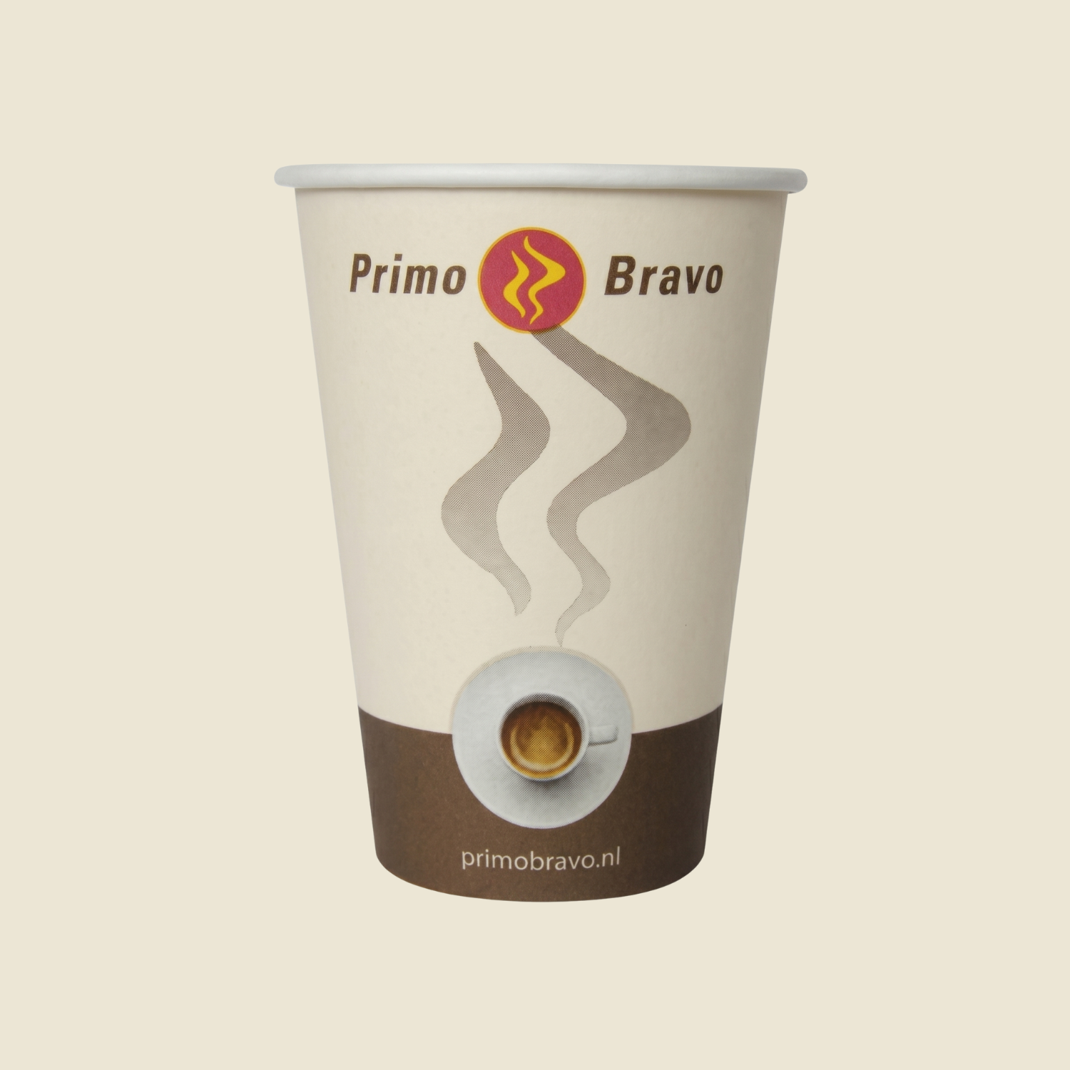 Primo Bravo kartonnen beker 150ml FSC