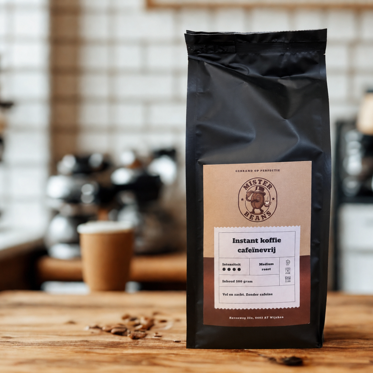 Instant Cafeïnevrij – Vol en zacht, zonder cafeïne